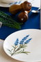 Hermia Lavanta Juego de Cena de Porcelana de 18 Piezas en Blanco, Azul y Verde